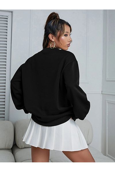 viperkombin Hanorac oversize cu decolteu triplu gros