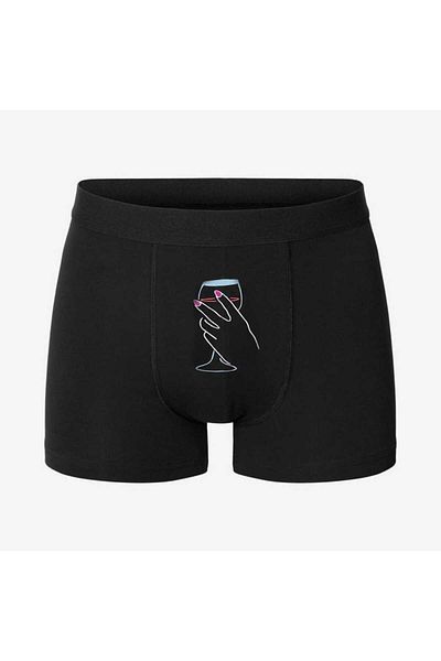 Afrodit life Bavlněné lycrové boxerky s potiskem