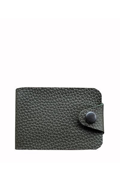 Kemer Dünyası Unisex 10 Compartment New Small Mold Accordion Design Khaki Green Credit Card Holder Wallet