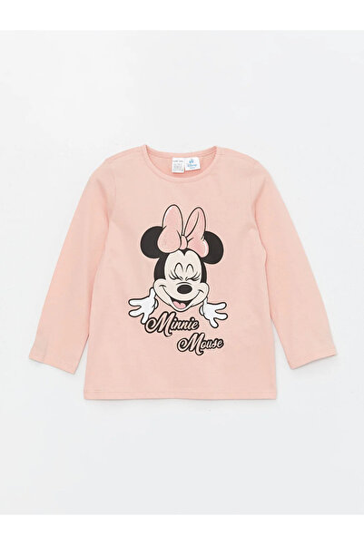 LC Waikiki LCW baby Crew Neck Minnie Mouse nyomott pizsama készlet