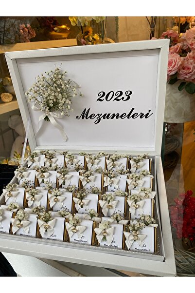 Minemiss Tasarım Kutulu İsme Özel Tasarımlı Öğrenci-Mezun Çikolatası 50 Adet ...