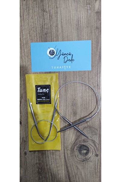 Tunç 40 cm Çelik Telli Misinalı Şiş 5 NUMARA (İKİ ŞİŞ ARASI ÖLÇÜDÜR ÇELİK MİSİNA ÖLÇÜSÜ 40 CM DEĞİLDİR)