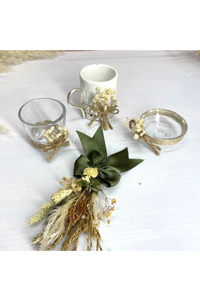 Lora Davet Δίσκος καφέ γαμπρού υπόσχεσης (1 ΤΕΜ) Natural 53221