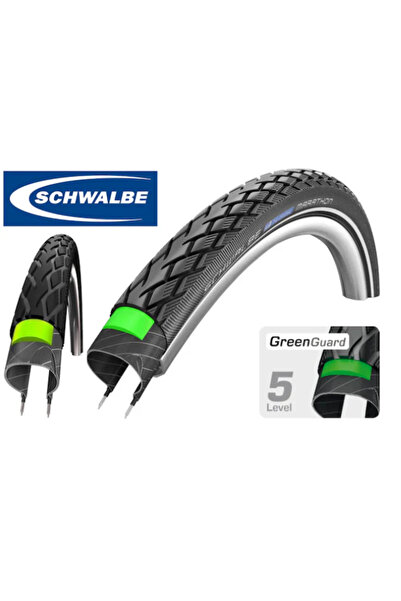 Schwalbe Marathon Zırhlı Greenguard 700x28c Reflektörlü Bisiklet Dış Lastiği