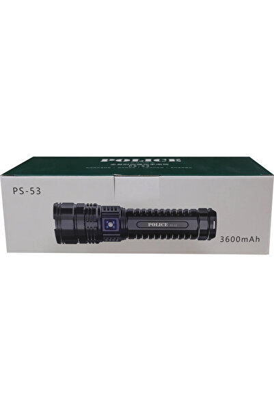 Police Ps-53 Zoom Powerbank Özellikli Şarjlı El Feneri