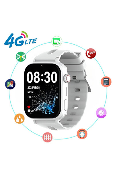 Şıktek 4G Akıllı Çocuk Saati GPS-Görüntülü Arama-Anlık Nokta Atışı Takip-Kame...