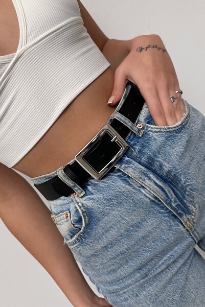 LİA KEMER حزام خصر نسائي بإبزيم مربع وحزام معطف وحزام فستان وحزام بنطلون