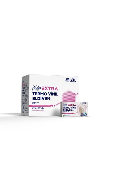 Reflex Winlyex Eldiven Winlyex Extra Thermo Vinyl Gloves BOX of 2000 (20*100) Size L-XL