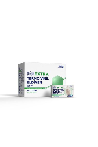 Reflex Winlyex Eldiven قفازات وينليكس إكسترا ثيرمو فينيل 1000 قطعة (10*100) مقاس M