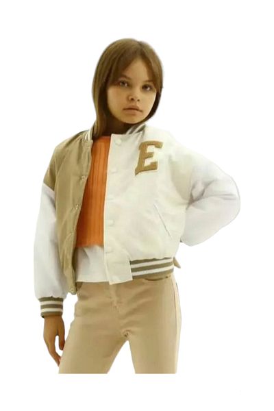 Escabel Girl's Soft Micro College Coat with Snap Closure Lining