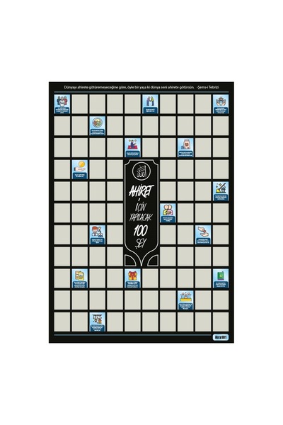 Check100 Ahiret için yapılacak 100 şey, İmanla yapılacak 100 şey, Dini Hediye, İslami Hediyelik