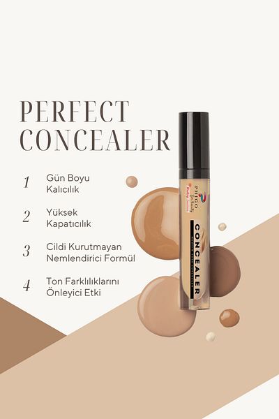 Phigo Moisturizing Medium Tone Concealer Under Eye Concealer Concealer Phigo