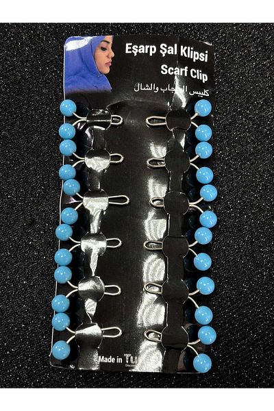 Kent Pazarı Scarf Shawl Clip 12 Pieces