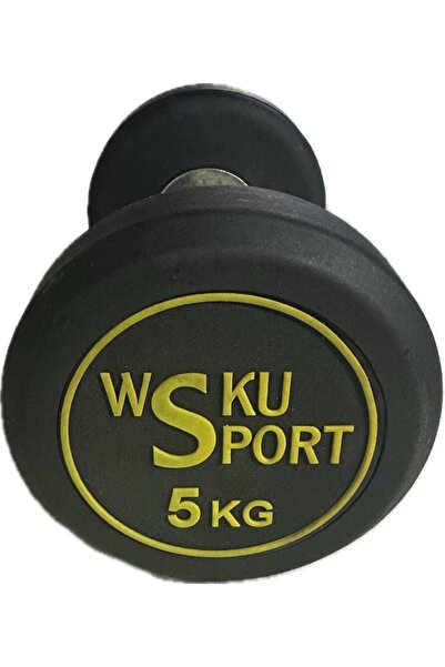 WSKU SPOR Profesyonel Kauçuk Dambıl 7.5 Kg Çift