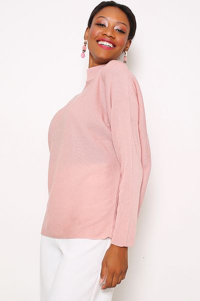 AVORWE Pulover din tricot simplu Half Fisherman