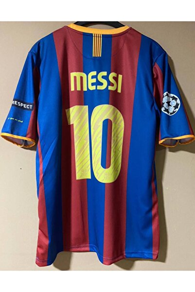 Alaturka Mix Barcelona Messi 2010-2011 Sezonu Şampiyonlar Ligi Finali Retro Maç Forması