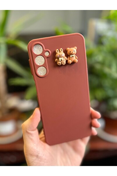 Tria حافظة هاتف سيليكون ناعمة متوافقة مع هاتف سامسونج جالاكسي A24 بتصميم تيدي...