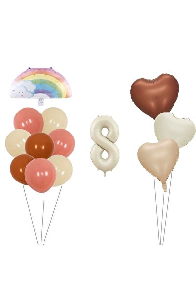 DÜVENCİ TİCARET ΣΕΤ ΜΠΑΛΟΝΙΩΝ ΣΕ ΧΡΩΜΑΤΑ ΡΕΤΡΟ ΟΥΡΑΝΙΟΥ ΤΟΞΟΥ