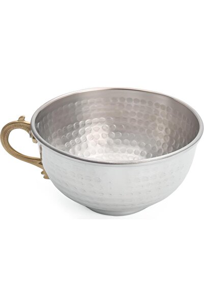 Tomurcukhome Ayran Bowl with Aluminum Handle 12 cm