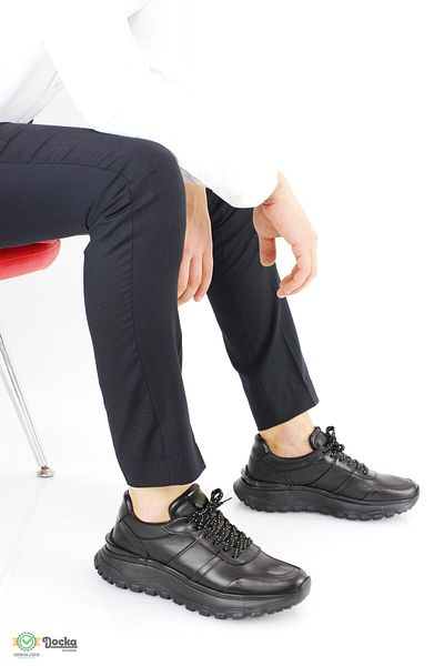 MARCOMEN Men's Genuine Leather Casual Sports Style Orthopedic Shoes