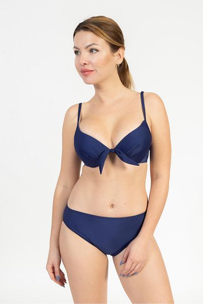 Pemilo Women's 717 Covered Bikini Set DARK BLUE