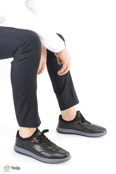 MARCOMEN Men's Genuine Leather Casual Sports Style Orthopedic Shoes
