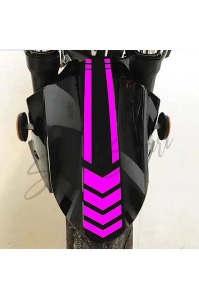 S&S HEDİYELİK EŞYA Motor Ön Teker Şerit 35x6,5 Cm Kask Depo Kapağı Araba Araç...