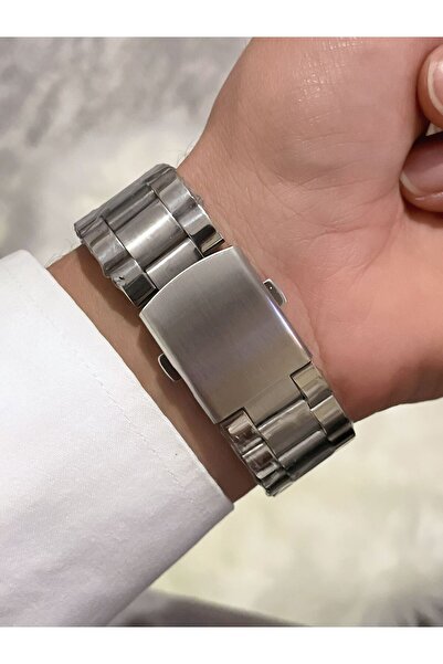 Bimodabu Stylish Steel Cord Men's Wrist Watch with Roman Numerals