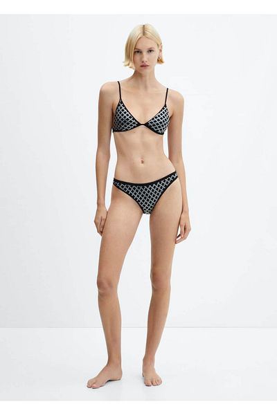 MANGO Woman Сутиен с камъни Strass