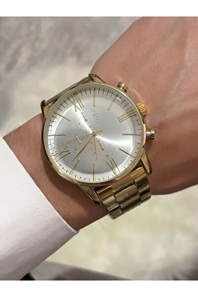 Bimodabu Stylish Steel Cord Men's Wrist Watch with Roman Numerals