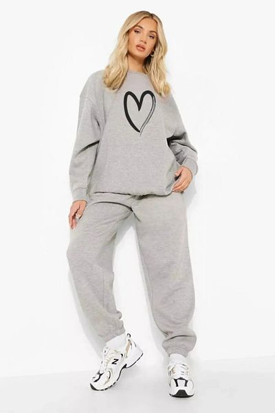 Modern Moda Σετ φόρμας - Φούτερ Jogger με στάμπα