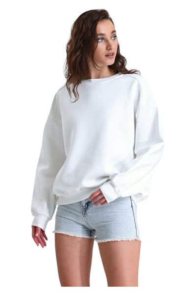 GGMM O Neck Sports Wide Fit Sweat 75cm Τρεις Σκέλη Παχύ