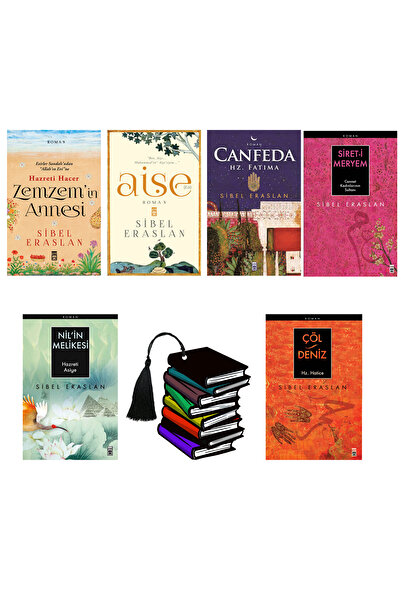 Timaş Yayınları Sibel Eraslan -tam set- hz hacer zemzemin annesi - aişe - can feda hz fatıma - nilin melikesi - çöl