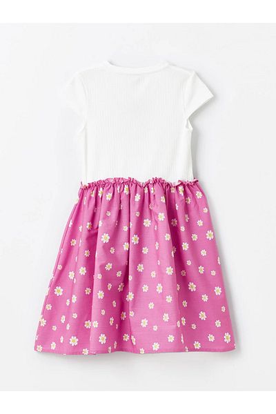 LC Waikiki LCW Kids Crew Neck Floral Girl's Dress