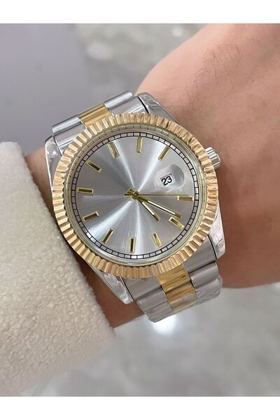 LOOQ ساعة يد رجالية فاخرة بتقويم