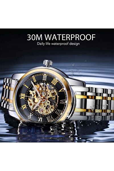 Forsining Original Mechanical Men's Wristwatch Steel Case Strap