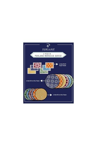 Porland Morocco Breakfast and Catering Set 18 Pieces for 6 People