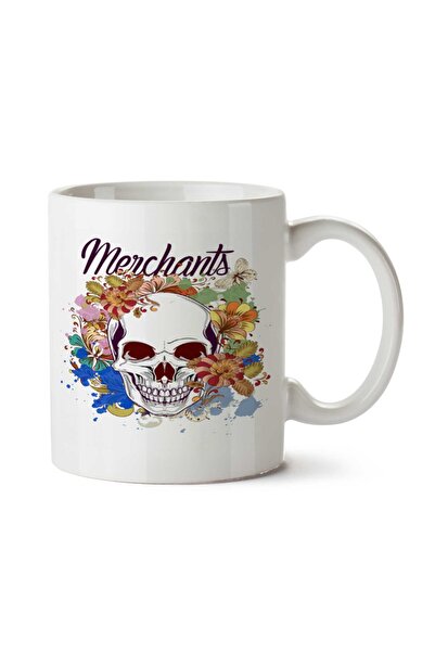 ART HEDİYE جمجمة فلوريدو جمجمة جمجمة مطبوعة على الجانبين