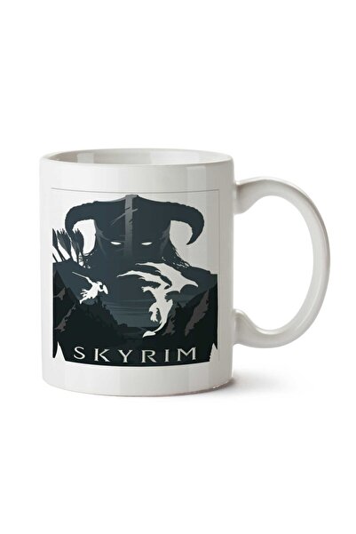 ART HEDİYE كوب Skyrim 777 مطبوع على الجانبين