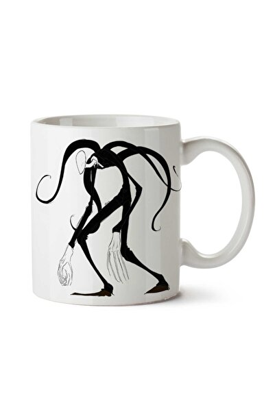 ART HEDİYE كوب Slender-Man-PNG-Picture Thin Man مطبوع على الجانبين