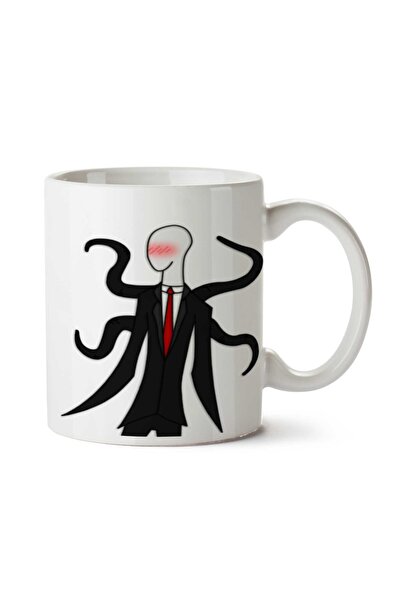 ART HEDİYE كوب Slender-Man-Free-Download-PNG Thin Man مطبوع على الجانبين