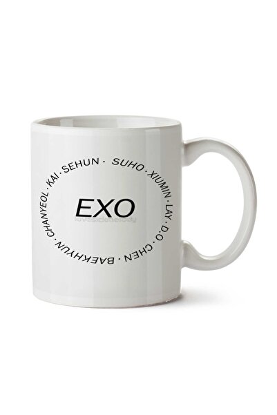 ART HEDİYE كوب بسيط بتصميم إكسو مطبوع على الجانبين