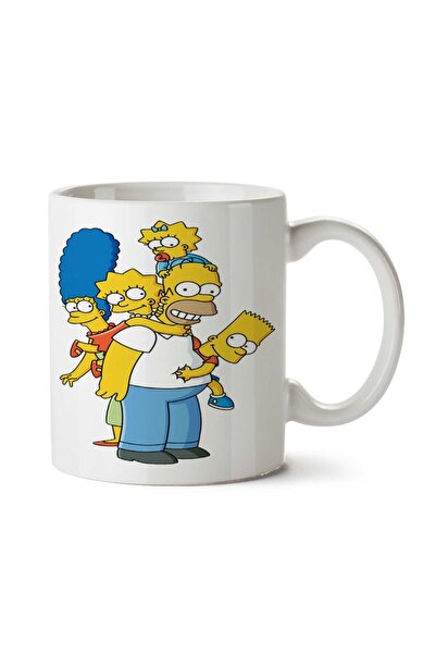 ART HEDİYE كوب سيمبسون مارج ليزا بارت سيمبسون مطبوع على الجانبين
