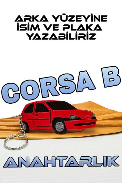 BİRRDESİGN CORSA B MODEL VEHICLE KEY RING