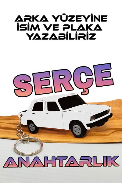 BİRRDESİGN SERÇE MODEL CAR KEYCHAIN