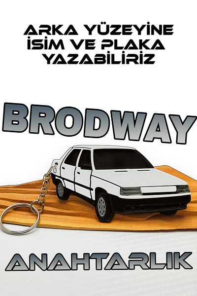 BİRRDESİGN BROADWAY MODEL CAR KEYCHAIN