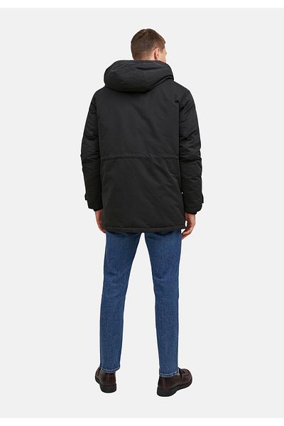 Jack & Jones Jacke CLIP Kapuze oder gefütterter Parka, gepolsterter Reißverschluss und Taschen