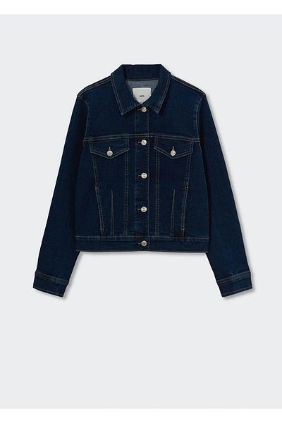 MANGO 37074385 Jacken und Blazer Dunkelblau