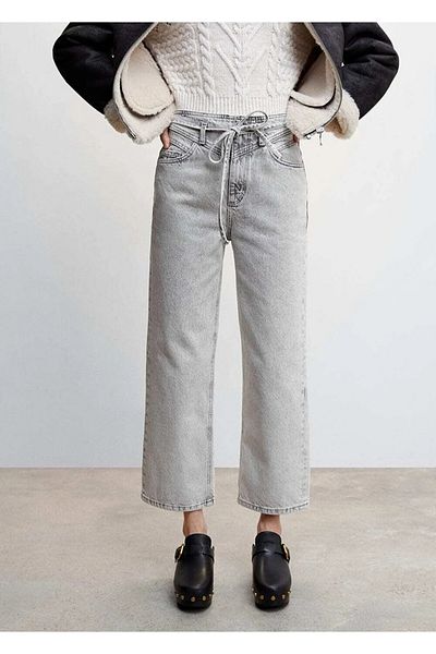 MANGO Blugi de damă gri 37079205