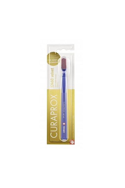 Curaprox 12460 Velvet Toothbrush - Blue-Red
